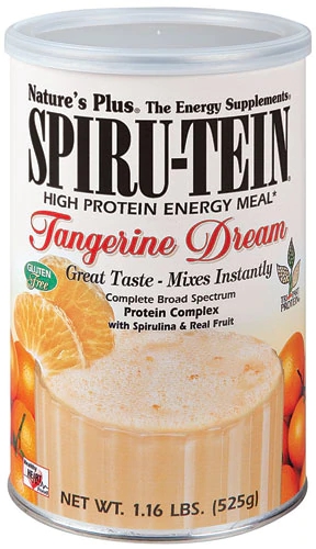 Nature's Plus Spiru-Tein Tangerine Dream Shake Proteico Alta Energia 526g