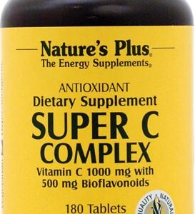 Nature's Plus Super C Complex 180 Comprimidos - Poder Antioxidante e Imunidade
