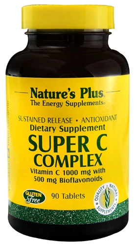 Nature's Plus Super C Complex - 90 Tablets: Potencialize Sua Imunidade e Bem-Estar