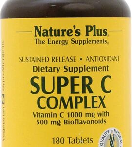 Nature's Plus Super C Complex Liberação Prolongada 180 Comprimidos