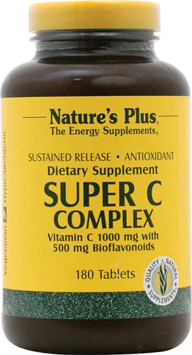 Nature's Plus Super C Complex Liberação Prolongada 180 Comprimidos