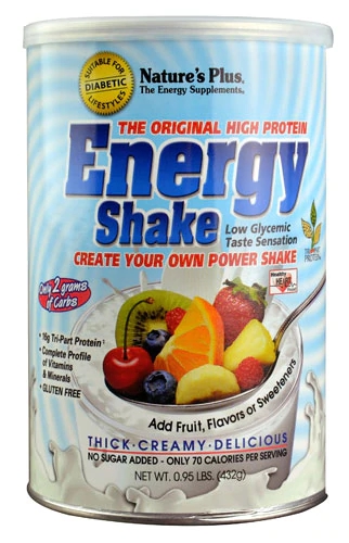 Nature's Plus The Original High Protein Energy Shake - Shake Proteico para Energia e Nutrição Completa (430g)