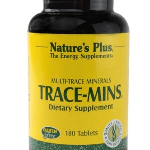 Nature's Plus Trace-Mins Multi-Minerais Essenciais - 180 Comprimidos