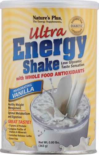 Nature's Plus Ultra Energy Shake Baunilha - 362g | Potência e Nutrição Total