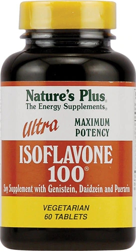 Nature's Plus Ultra Isoflavone 100 - 60 Comprimidos Vegetarianos - Suporte à Saúde da Mulher