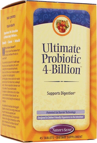 Nature's Secret Digestive Bliss Probiótico 30 Comprimidos Gel-Barrier