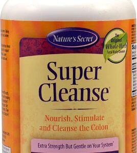 Nature's Secret Super Cleanse 200 Tabletes - Detox e Bem-Estar Intestinal