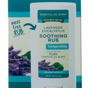 Nature's Truth Bálsamo Calmante Lavanda Eucalipto 15g: Alívio Natural para o Bem-Estar