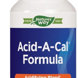 Nature's Way Acid-A-Cal Fórmula 100 Cápsulas - Saúde Digestiva e Bem-Estar