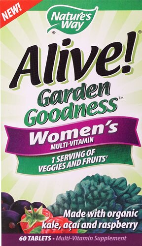 Nature's Way Alive! Garden Goodness Mulher Multivitamínico 60 Tablets - Saúde Completa