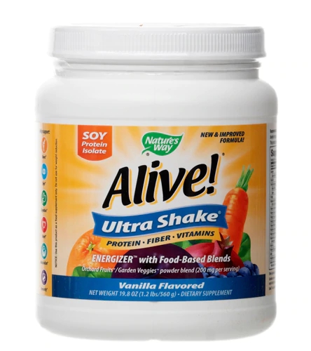 Nature's Way Alive Soy Protein Ultra-Shake Baunilha 561g