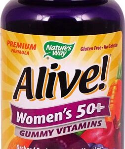 Nature's Way Alive! Mulheres 50+ Gomas Vitaminadas Sabor Frutas - 75 Gomas