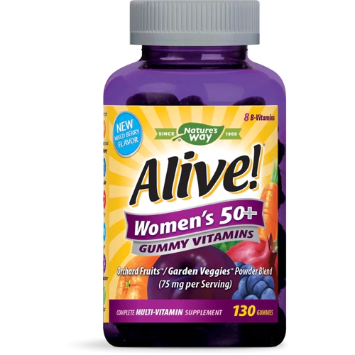 Nature's Way Alive!® Mulher 50+ Gomas Sabor Frutas Vermelhas - 130 Gomas