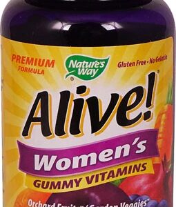 Nature's Way Alive! Multivitamínico Goma Mulher Sabor Frutas - 75 Gomas