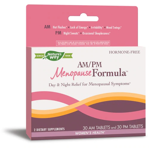 Nature's Way AM PM Menopause Formula 60 Comprimidos - Suporte para Menopausa