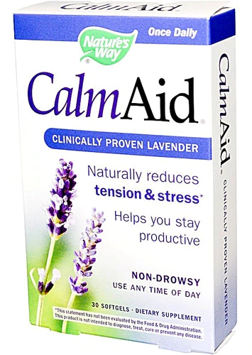 Nature's Way CalmAid® - 30 Cápsulas Softgel: Alívio Natural para o Bem-Estar