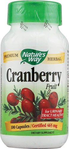 Nature's Way Cranberry Fruit 100 Cápsulas - Saúde Urinária e Bem-Estar