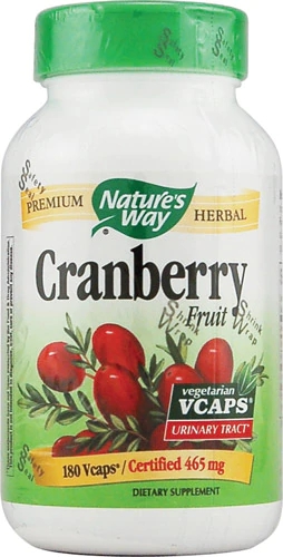 Nature's Way Cranberry Fruit 180 Cápsulas - Saúde Urinária e Bem-Estar