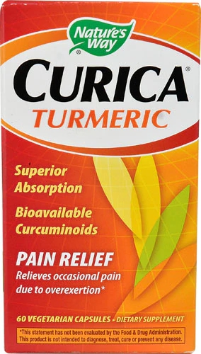 Nature's Way Curica® Cúrcuma 600mg - 60 Cápsulas Veganas