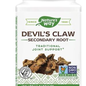 Nature's Way Garra do Diabo 960mg - 100 Cápsulas Veganas