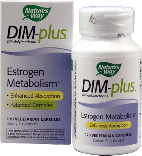 Nature's Way DIM-plus™ - 120 Cápsulas Vegetarianas - Suporte Hormonal e Detox