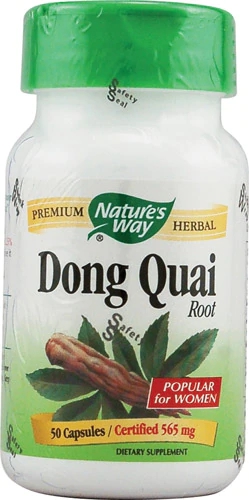 Nature's Way Dong Quai Root 50 Cápsulas - Suporte ao Bem-Estar Feminino