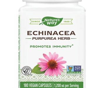 Comprar nature's way echinacea -- 1200 mg - 180 vegan capsules preço no brasil echinacea herbs & botanicals suplementos em oferta suplemento importado loja 87 online promoção -