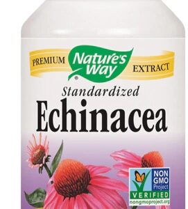 Nature's Way Echinacea Standardized -- 500 mg - 60 Vegan Capsules