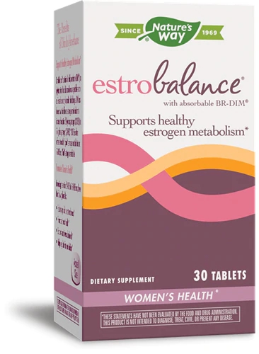 Nature's Way EstroBalance 30 Tablets - Equilíbrio Hormonal e Bem-Estar Feminino
