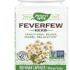Comprar nature's way feverfew leaves -- 380 mg - 100 vegetarian capsules preço no brasil feverfew herbs & botanicals pain suplementos em oferta suplemento importado loja 1 online promoção -