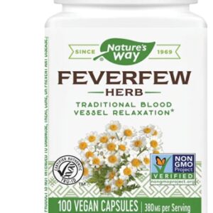 Comprar nature's way feverfew leaves -- 380 mg - 100 vegetarian capsules preço no brasil herbs & botanicals pain suplementos em oferta suplemento importado loja 19 online promoção -