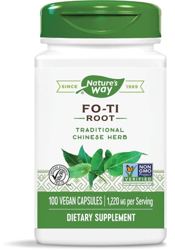 Nature's Way Fo-Ti Root 100 Cápsulas - Saúde e Vitalidade Natural