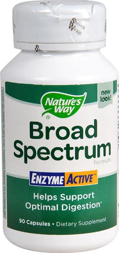Nature's Way Food Enzymes 90 Cápsulas - Suporte Digestivo Completo