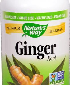 Nature's Way Raiz de Gengibre 550mg - 240 Cápsulas Vegetarianas