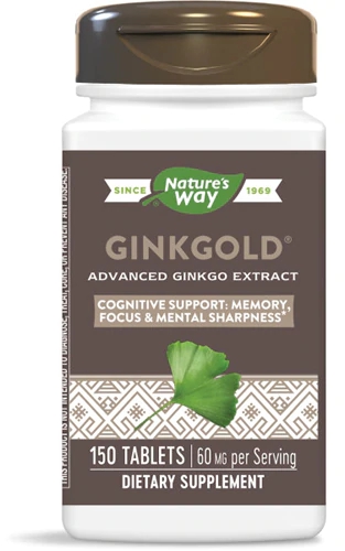 Nature's Way Ginkgold 150 Comprimidos: Potencialize Sua Memória e Clareza Mental