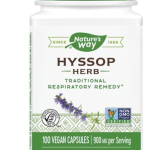 Comprar nature's way hyssop -- 445 mg - 100 capsules preço no brasil herbs & botanicals mullein respiratory health suplementos em oferta suplemento importado loja 85 online promoção -
