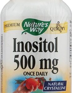 Nature's Way Inositol 500mg - 100 Cápsulas: Bem-Estar e Saúde Mental