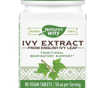 Comprar nature's way ivy extract -- 90 vegan tablets preço no brasil herbs & botanicals mullein respiratory health suplementos em oferta suplemento importado loja 63 online promoção -