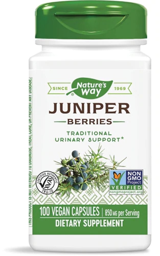 Nature's Way Zimbro (Juniper Berries) - 100 Cápsulas: Saúde e Bem-Estar Natural