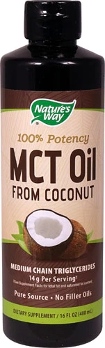 Óleo MCT Nature's Way de Coco 473ml - Energia e Foco para o Dia a Dia