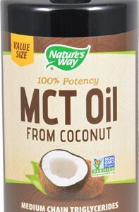 Nature's Way Óleo MCT de Coco 887ml - Energia e Foco para o Seu Dia