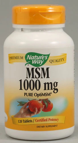 Nature's Way MSM 1000mg - 120 Tabletes: Saúde Articular e Bem-Estar
