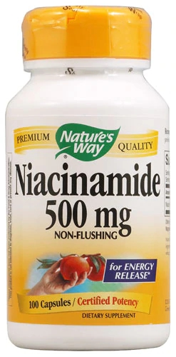Nature's Way Niacinamida 500mg - 100 Cápsulas: Essencial para o Bem-Estar