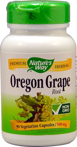 Oregon Grape Root Nature's Way 500mg - 90 Cápsulas Vegetarianas