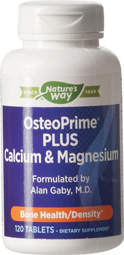 Nature's Way OsteoPrime® Plus Cálcio e Magnésio - 120 Comprimidos