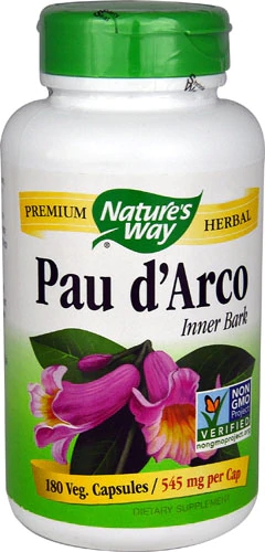 Nature's Way Pau d'Arco 180 Cápsulas Veganas - Bem-Estar Natural