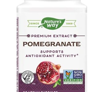 Nature's Way Romã - 350mg - 60 Comprimidos Veganos | Antioxidante Poderoso