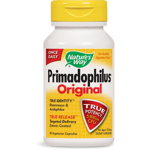 Nature's Way Primadophilus Original Probiótico - 90 Cápsulas Vcaps® - 5 Bilhões de UFC