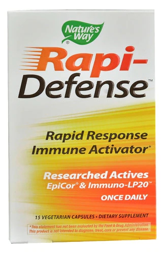 Nature's Way Rapi-Defense™ 15 Cápsulas Vegetarianas - Suporte Imunológico Potente