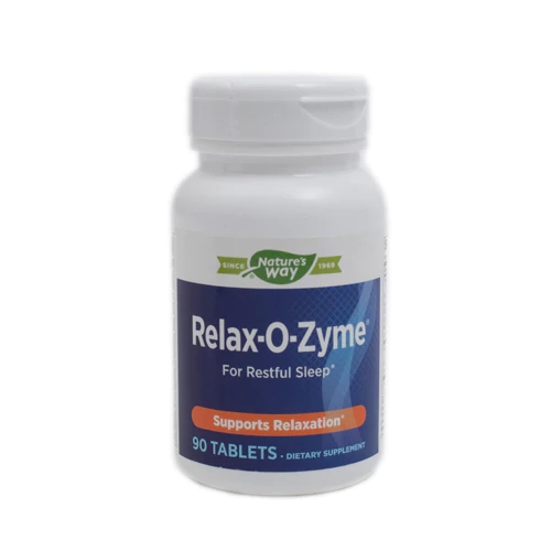 Nature's Way Relax-O-Zyme 90 Tabletes: Seu Aliado para Relaxamento e Bem-Estar